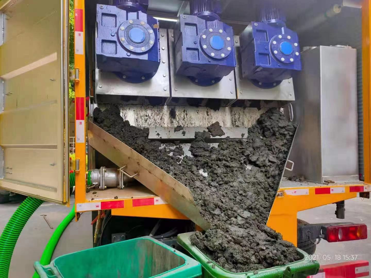 鄂托克化粪池清掏城市维护站-泥浆净化干湿分离处理